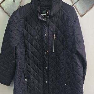 Lauren Ralph Lauren Navy Quilted Jacket
